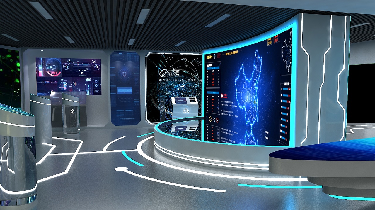 xiangcloud-象云科技展廳|空間|展示設(shè)計 |Nicole_空間設(shè)計 